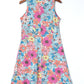 * APP EXCLUSIVE* Floral Round Neck Sleeveless Dress