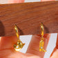 *APP EXCLUSIVE* Hat & Boot Copper 14K Gold Plated Earrings