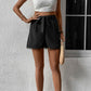 *APP EXCLUSIVE* Tie Belt Lace Trim Shorts