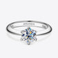 *APP EXCLUSIVE* Wonderful Life 1 Carat Moissanite Platinum-Plated Ring