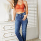 *APP EXCLUSIVE* JadyK Full Size Crisscross Lace Bralette in Rust