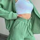 *APP EXCLUSIVE* Textured Shirt and Shorts Set