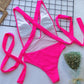 *APP EXCLUSIVE* Halter Neck Deep V One-Piece Swimsuit