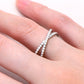 * APP EXCLUSIVE* Moissanite 925 Sterling Silver Infinity Ring