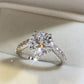 *APP EXCLUSIVE* 3 Carat Moissanite 925 Sterling Silver Ring