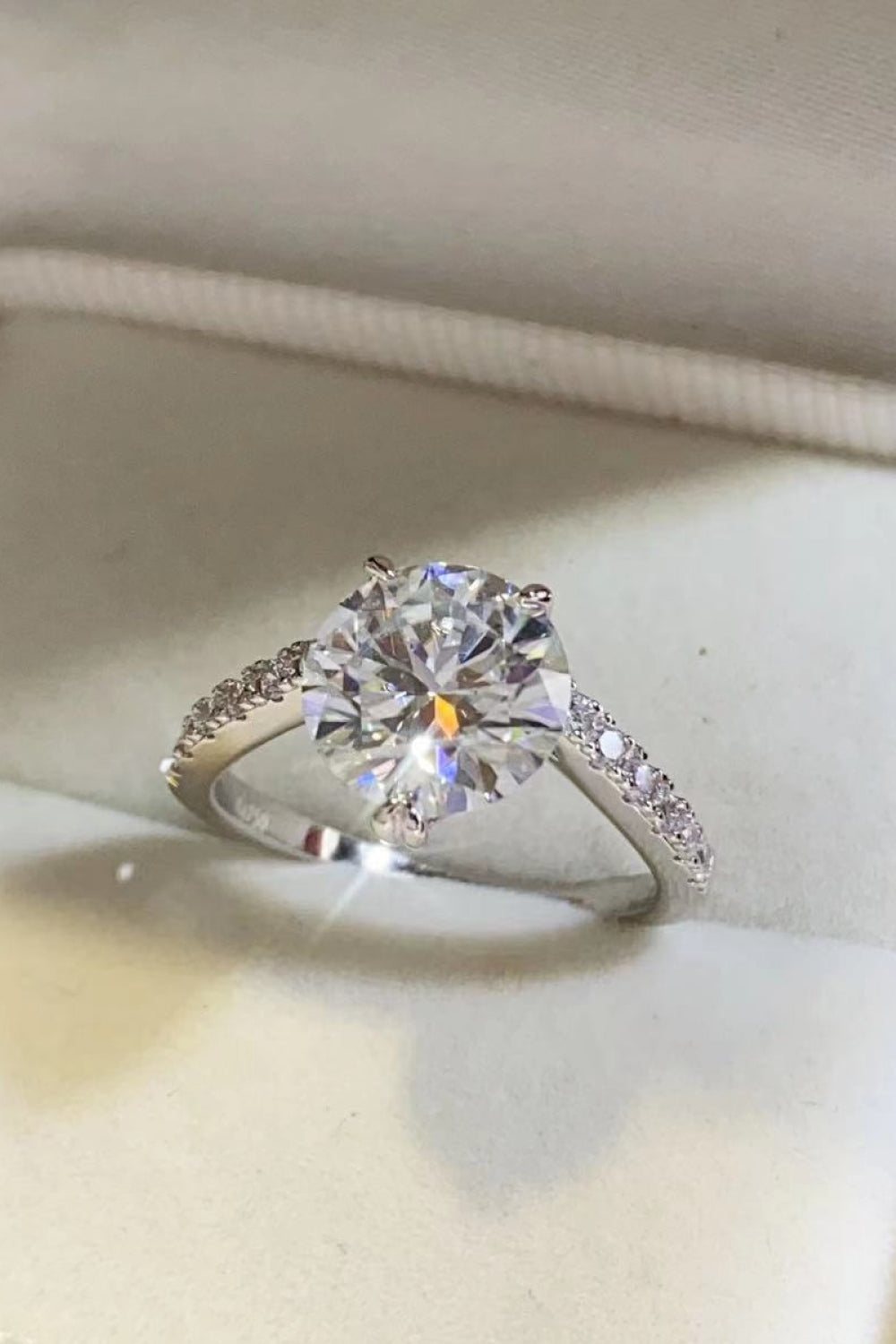 *APP EXCLUSIVE* 3 Carat Moissanite 925 Sterling Silver Ring