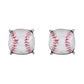 Baseball Cushion Studs