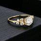 *APP EXCLUSIVE* 1.4 Carat Moissanite 925 Sterling Silver 14K Gold plated Ring