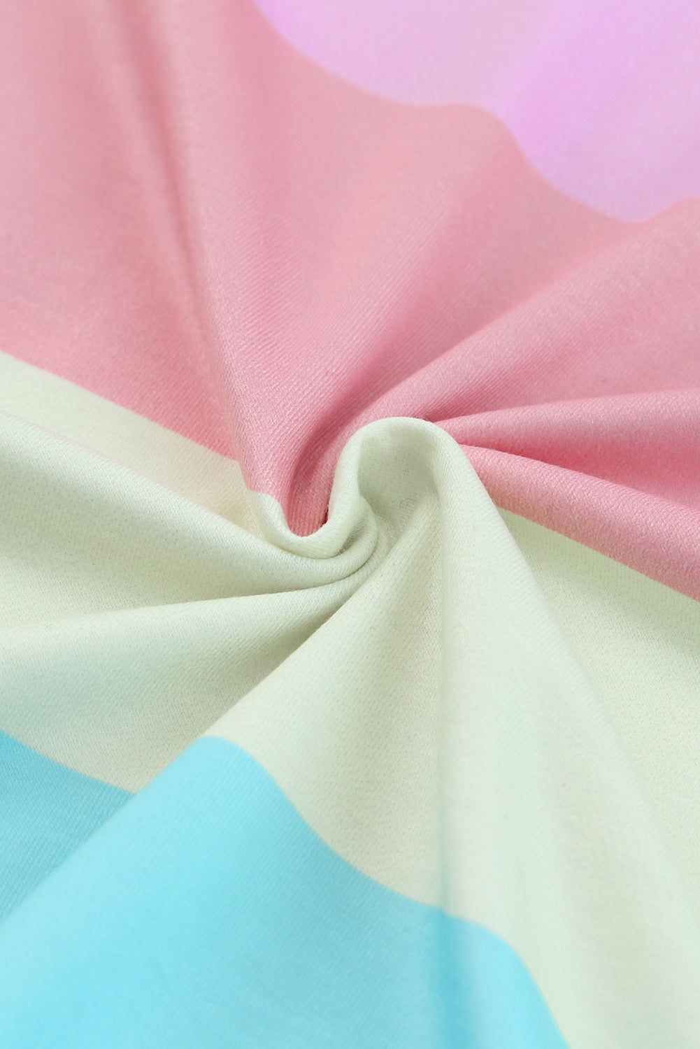 *APP EXCLUSIVE* Pastel Striped Curved Hem Tank