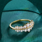 *APP EXCLUSIVE* Moissanite 925 Sterling Silver 18K Gold plated Ring