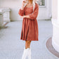 *APP EXCLUSIVE* Square Neck Three-Quarter Sleeve Dress