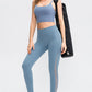 *APP EXCLUSIVE* Wide Waistband Slim Fit Long Sports Pants