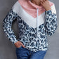 *APP EXCLUSIVE* Leopard Colorblock Drawstring Sweatshirt