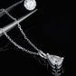 *APP EXCLUSIVE* 1 Carat Teardrop Moissanite 925 Sterling Silver Necklace