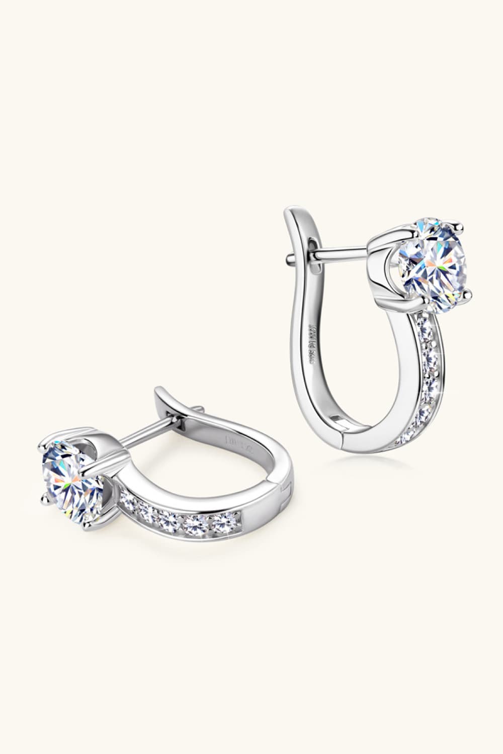 *APP EXCLUSIVE* 2 Carat Moissanite 925 Sterling Silver Earrings