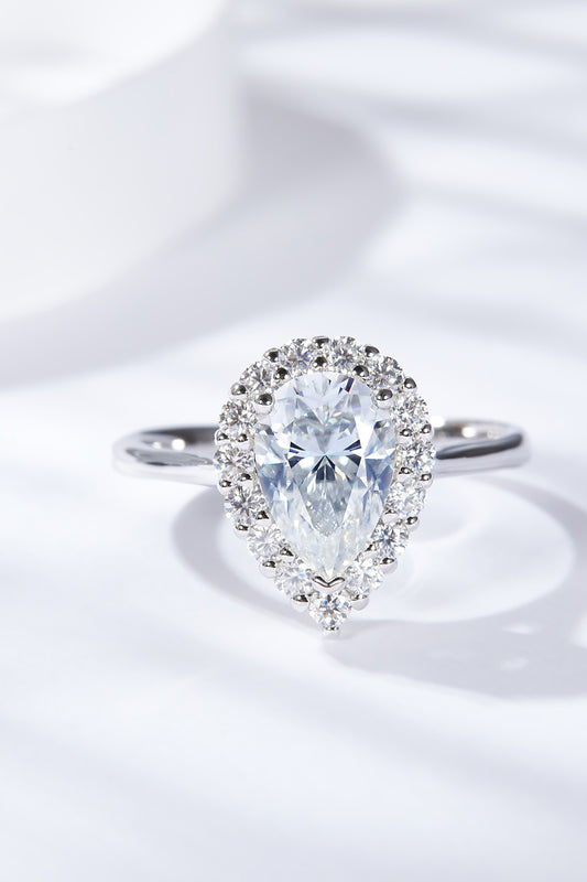 *APP EXCLUSIVE* 1.5 Carat Moissanite Teardrop Ring