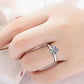 *APP EXCLUSIVE* 925 Sterling Silver 3 Carat Moissanite 6-Prong Ring
