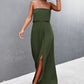 *APP EXCLUSIVE* Strapless Split Maxi Dress