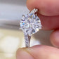 *APP EXCLUSIVE* 3 Carat Moissanite 925 Sterling Silver Ring