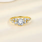 *APP EXCLUSIVE* 1.4 Carat Moissanite 925 Sterling Silver 14K Gold plated Ring