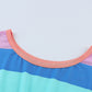 *APP EXCLUSIVE* Multicolored Stripe Round Neck Romper