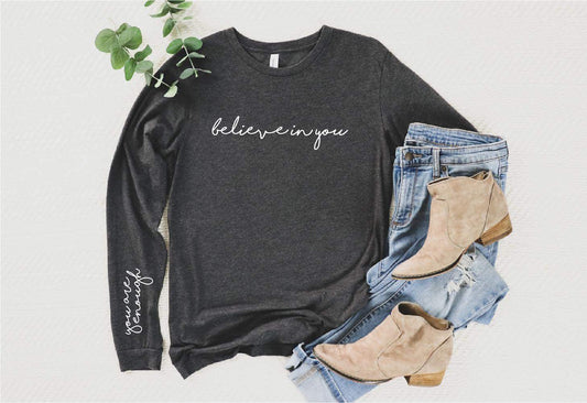 Note To Self- You Are Enough Long Sleeve