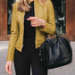 *APP EXCLUSIVE* Mock Neck Zip Up Jacket