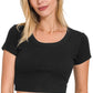 Seamless Ribbed Crop Top