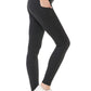 Athleisure Black Leggings with Pockets