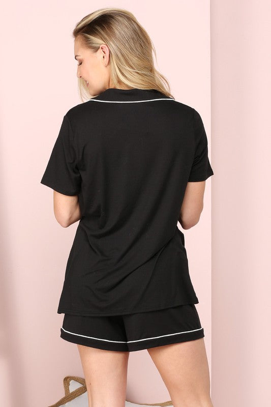 Sweet Dreams Short Sleeve Pajama Set
