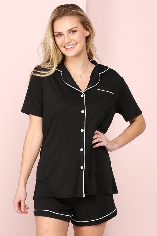 Sweet Dreams Short Sleeve Pajama Set