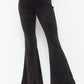 Black Velvet Flare Yoga Pants