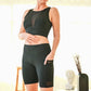 Black Mesh Workout Outfit