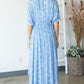 Blue & White Floral Cardigan/ Coverup
