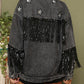 *APP EXCLUSIVE* Fringe Detail Long Sleeve Denim Jacket