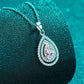 *APP EXCLUSIVE* 1 Carat Moissanite Teardrop Pendant Necklace