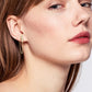 *APP EXCLUSIVE* Moissanite 925 Sterling Silver Connected Earrings