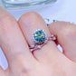 *APP EXCLUSIVE* 1 Carat Moissanite Platinum-Plated Ring