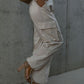 *APP EXCLUSIVE* Drawstring Cargo Pants with Pockets