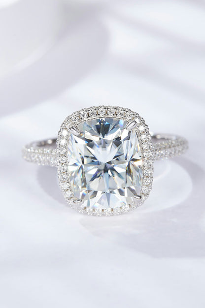 *APP EXCLUSIVE* 6 Carat Moissanite Halo Ring