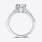 *APP EXCLUSIVE* 1.21 Carat Moissanite 925 Sterling Silver Side Stone Ring