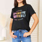 *APP EXCLUSIVE* EXPENSIVE & DIFFICULT Cuffed Sleeve T-Shirt