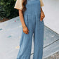 *APP EXCLUSIVE* Wide Leg Front Pocket Jumpsuit