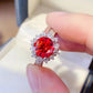 * APP EXCLUSIVE* 2 Carat Moissanite 925 Sterling Silver Halo Ring