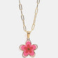 *APP EXCLUSIVE* Flower Stainless Steel Necklace