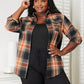 *APP EXCLUSIVE* Plaid Dropped Shoulder Flannel