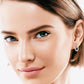 *APP EXCLUSIVE* Moissanite Crisscross Hoop Earrings