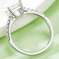 *APP EXCLUSIVE* 1.21 Carat Moissanite 925 Sterling Silver Side Stone Ring