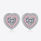*APP EXCLUSIVE* Moissanite Heart-Shaped Stud Earrings