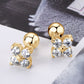 *APP EXCLUSIVE* Moissanite 925 Sterling Silver Four-Leaf Clover Shape Earrings